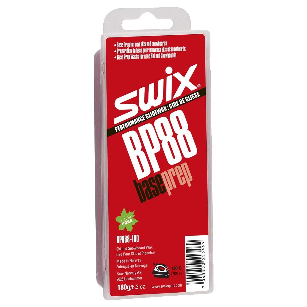 Swix BP88 Base Prep Ski Snowboard Wax 180g - Enhance Glide & Speed