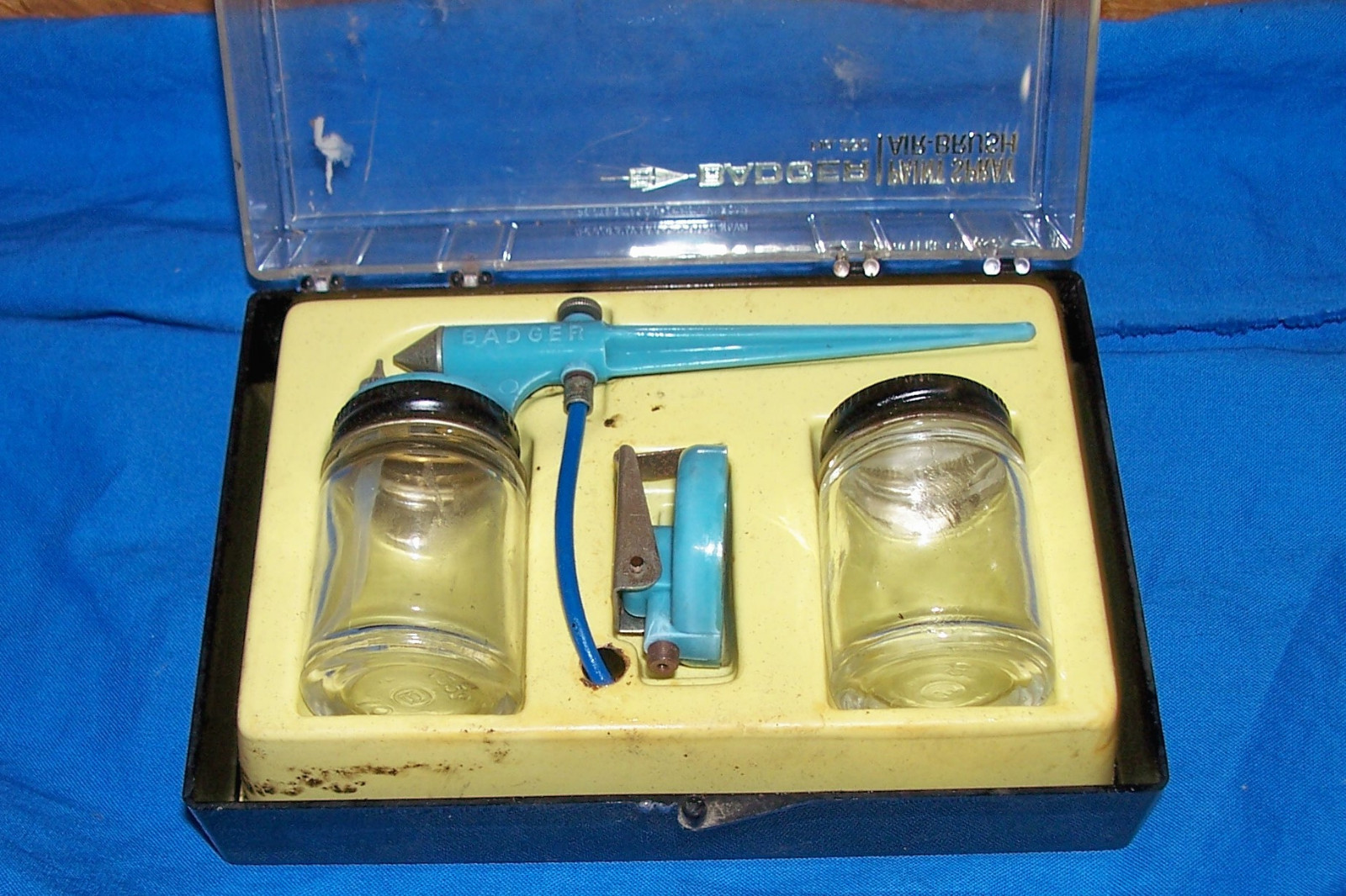 Vintage Badger Airbrush Model No 250 Air Brush Paint Spray Model Hobby Pinstripe