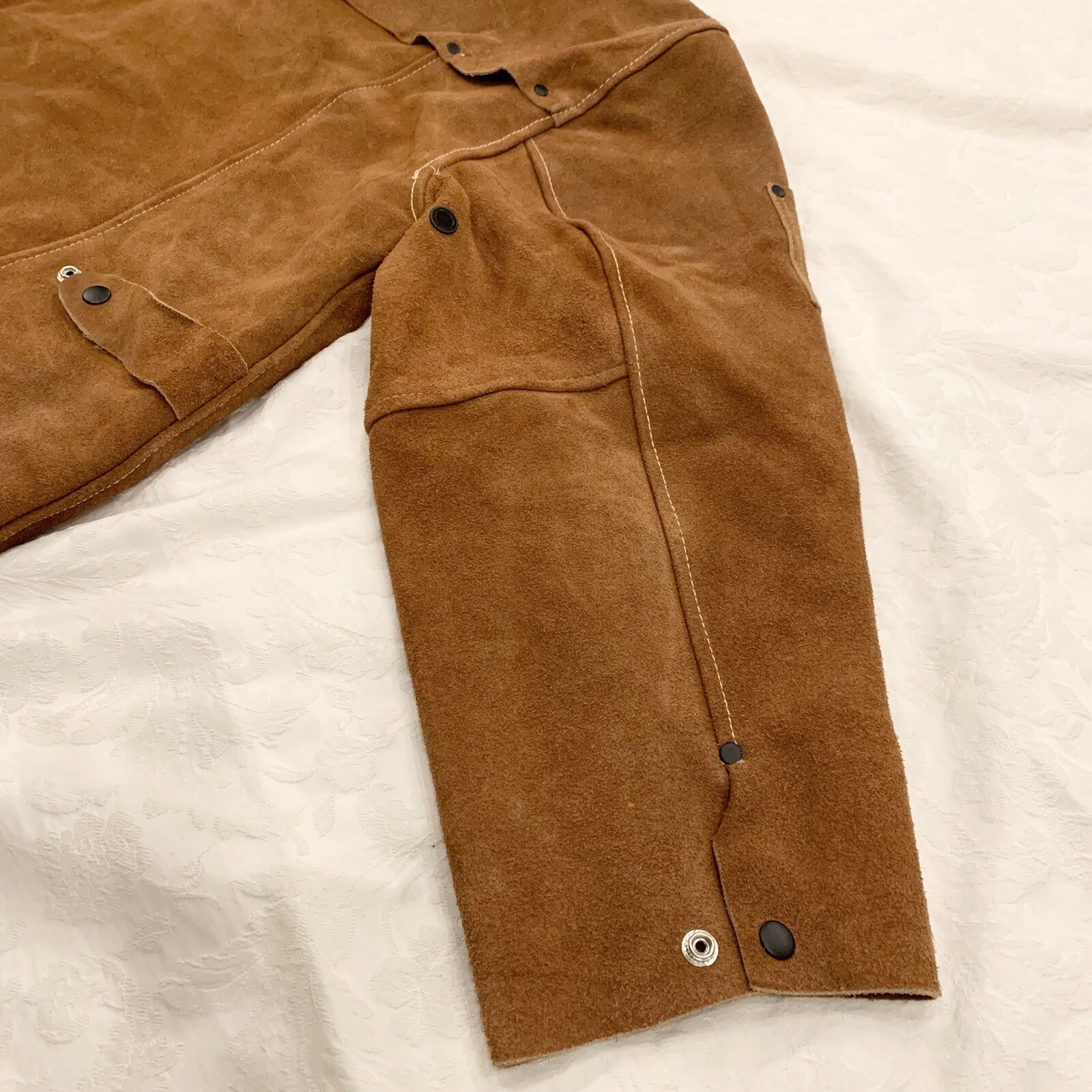 New- Condor 2Ag83 Welding Jacket, Brown, Leather, Xl