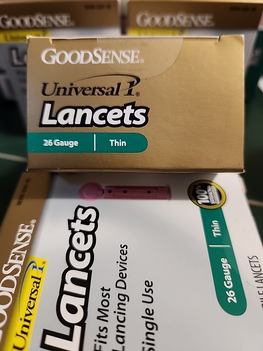 Good Sense Single Use Lancets (4) 100ct Boxes 26 Guage Thin