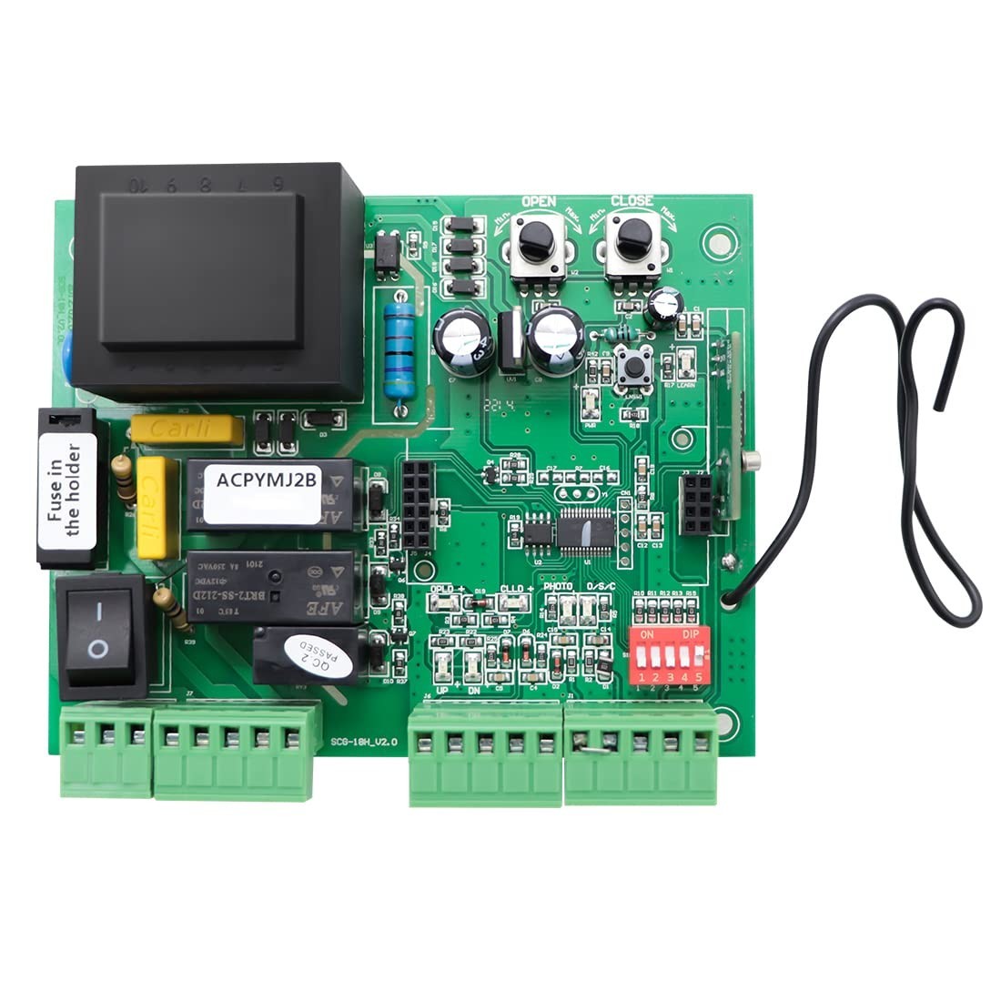 TOPENS ACPYMJ2B PCB Control Board for CK2600 / RK2600T Sliding Gate Openers