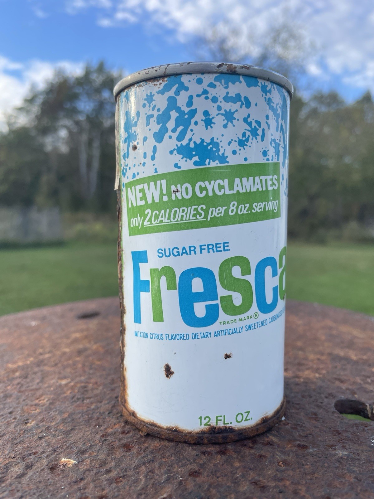 Vintage 1970’s Fresca All Aluminum Can No Cyclamates Rare