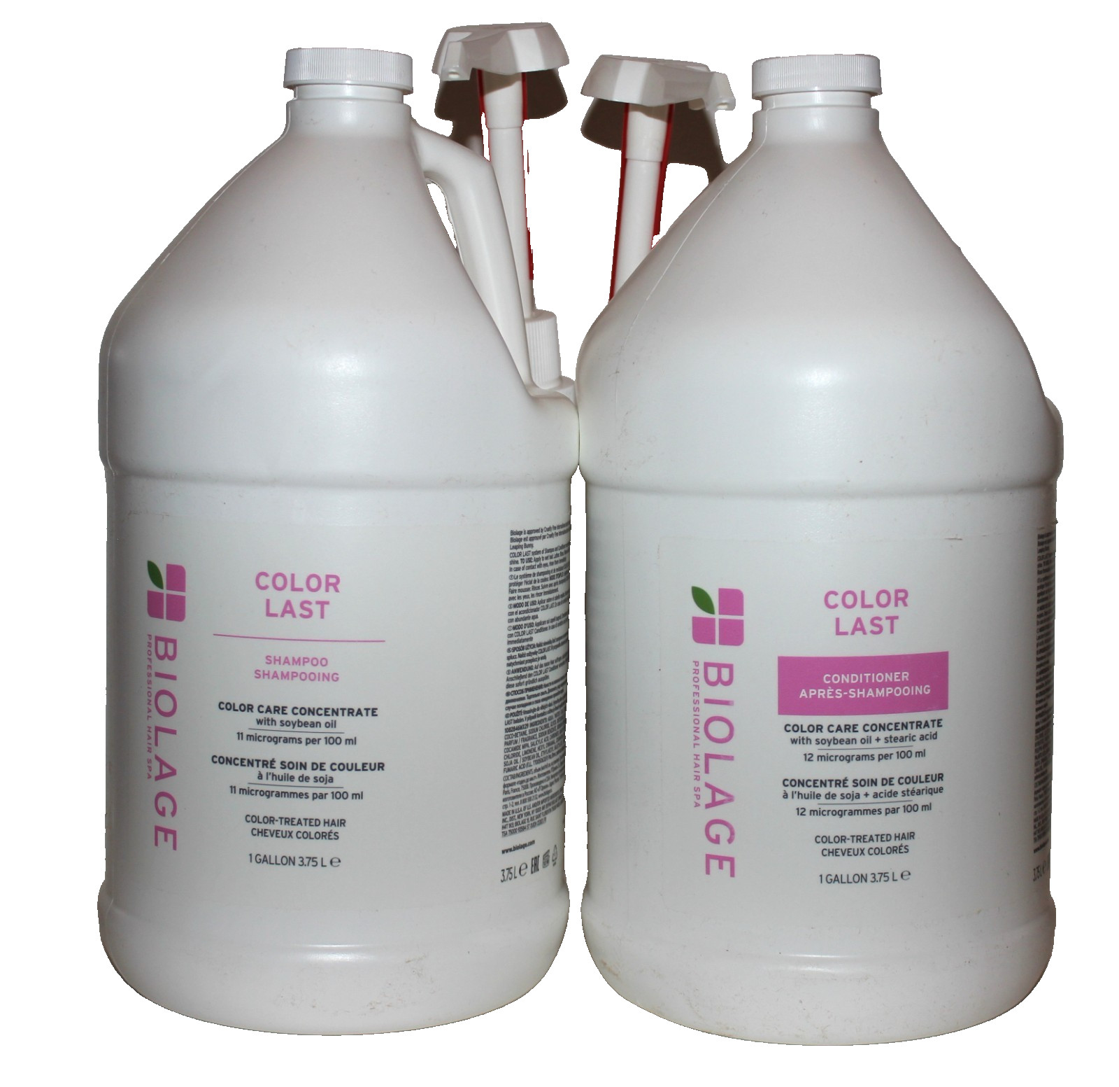 Biolage Colorlast Shampoo / Conditioner Gallon SET with pumps