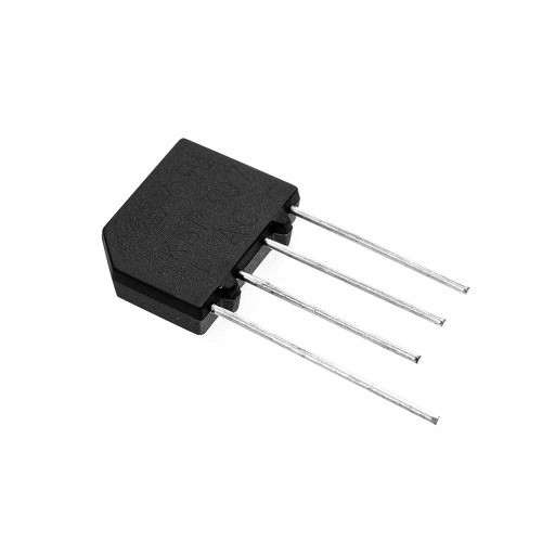 20pcs KBP307 3A/700V Single Phase Flat Bridge Rectifier, 4 Pin