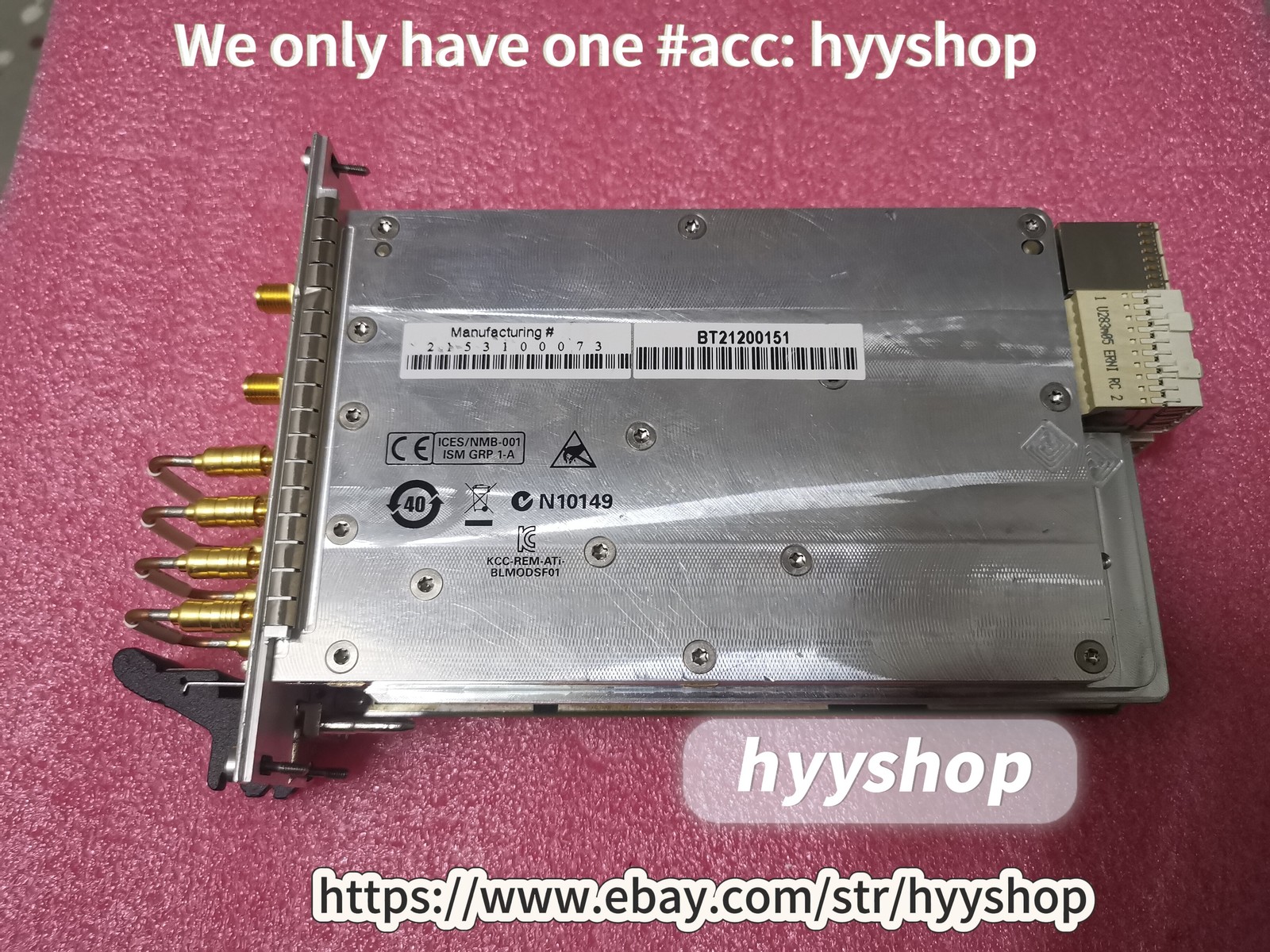 1pcs Keysight m9311a module /hyy