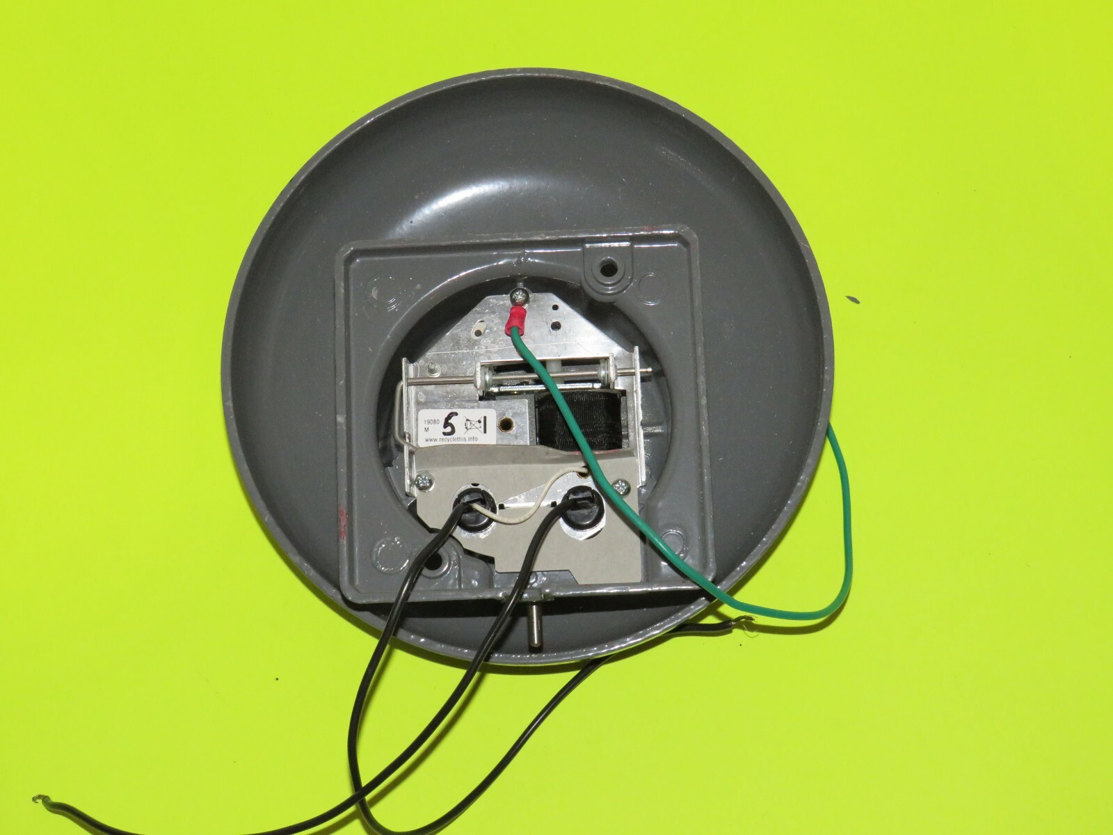 EDWARDS SIGNALING 435-8E1 ADAPTABLE DC VIBRATING BELL GRAY