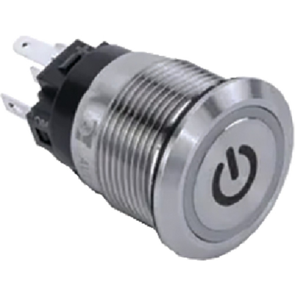 SIERRAMARINE AV10060W Push Button Power Switch White Hal