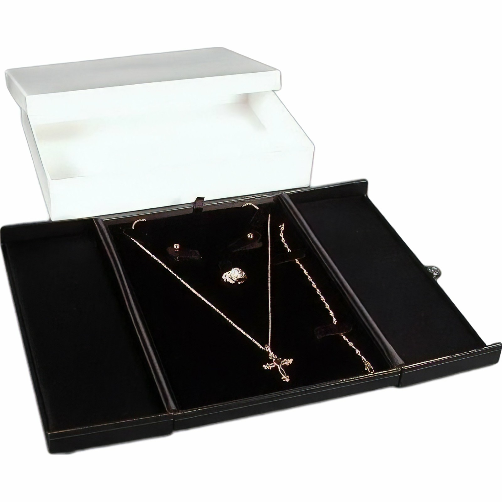Earring Ring Necklace Bracelet Combo Gift Box Jewelry Display 5 5/8" x 8 1/8 Kit