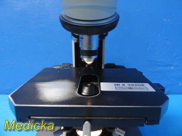 Olympus BH-2 Lab Microscope w/ Trinocular Head, 3 Objectives, Stage ~ 39208