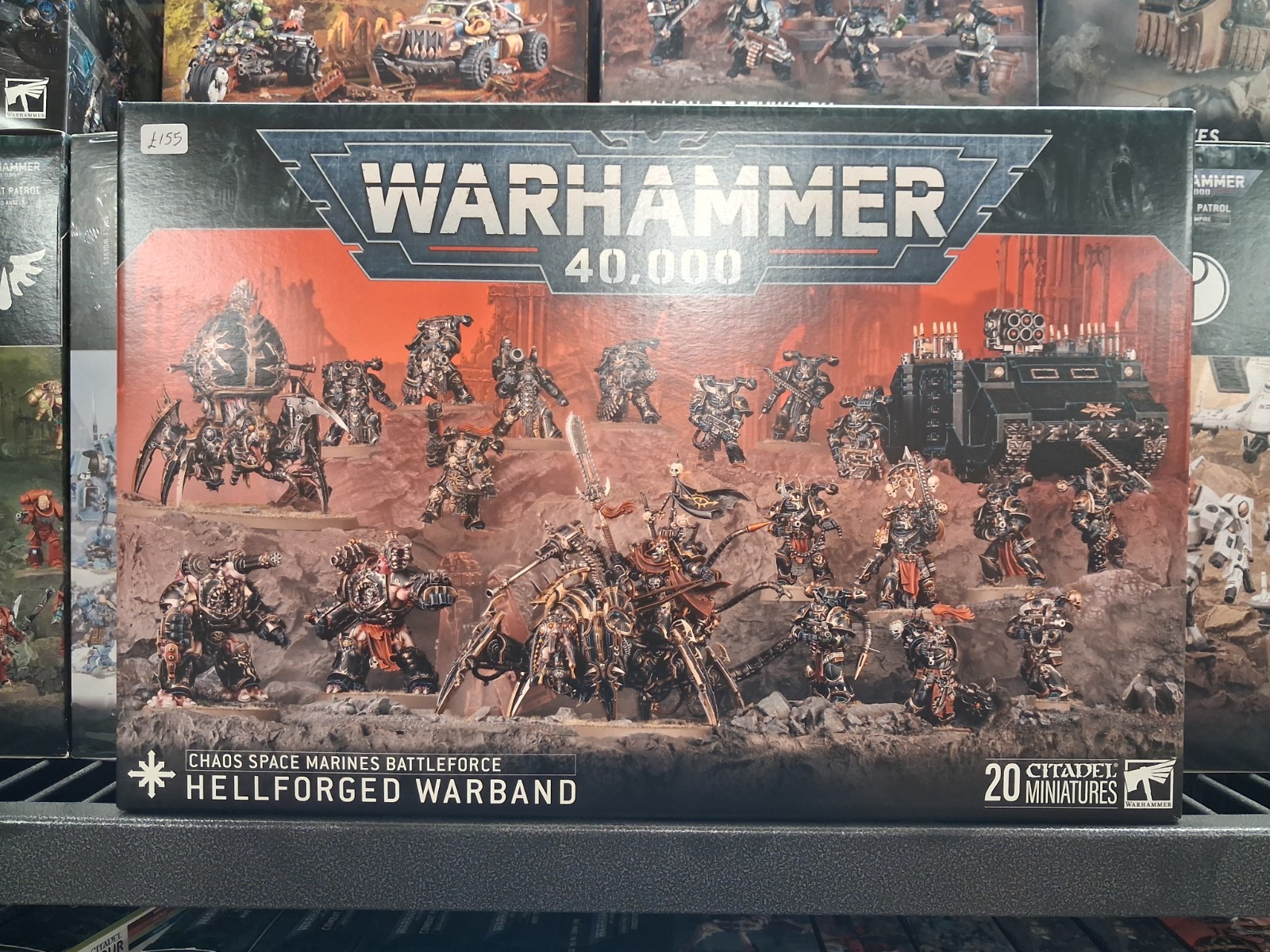 Chaos Space Marines Battleforce Hellforged Warband Warhammer 40K New U.K.