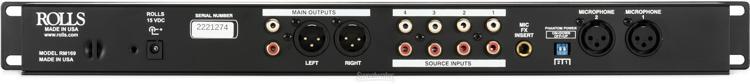 Rolls RM169 6-channel Rackmount Mixer with Bluetooth
