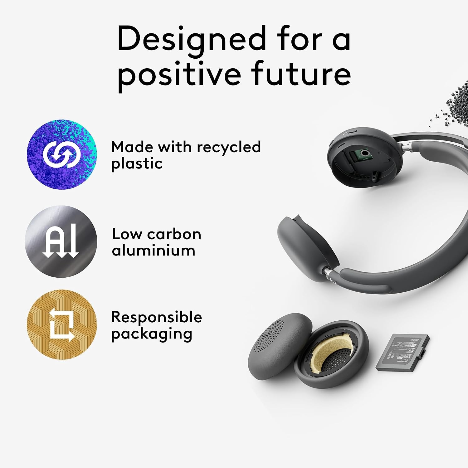 Logitech Zone Wireless 2 UC Bluetooth ANC Headset Graphite