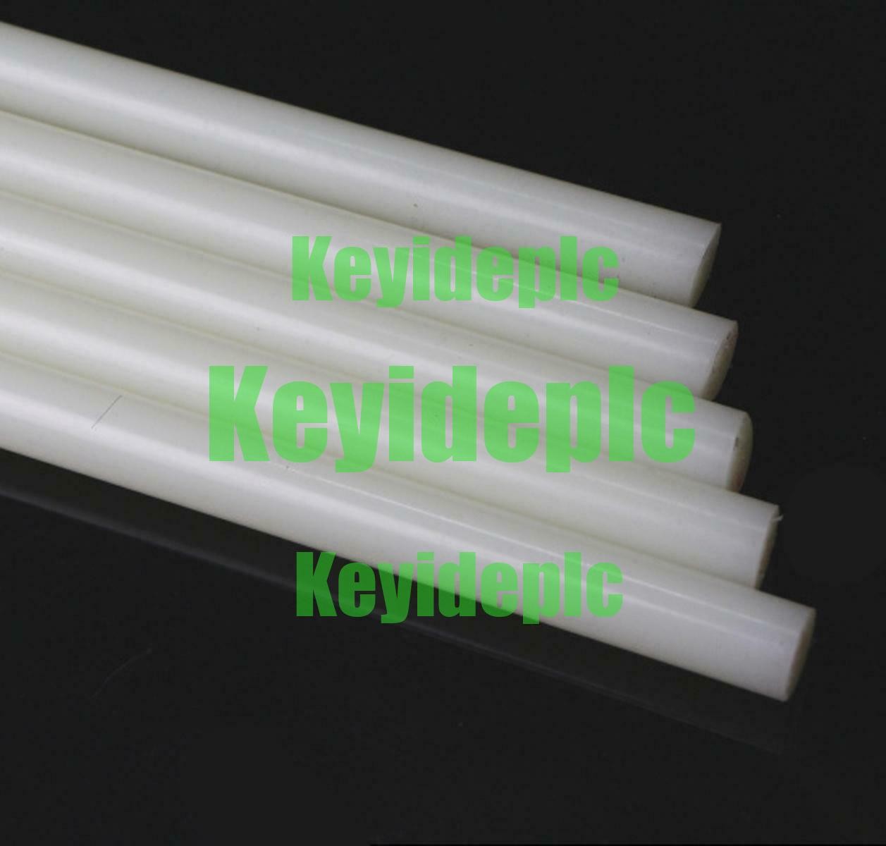 Length 13'' Inch PA6 Nylon Round Rod Stick Bar Stock White Ø3~100mm Long 330mm #