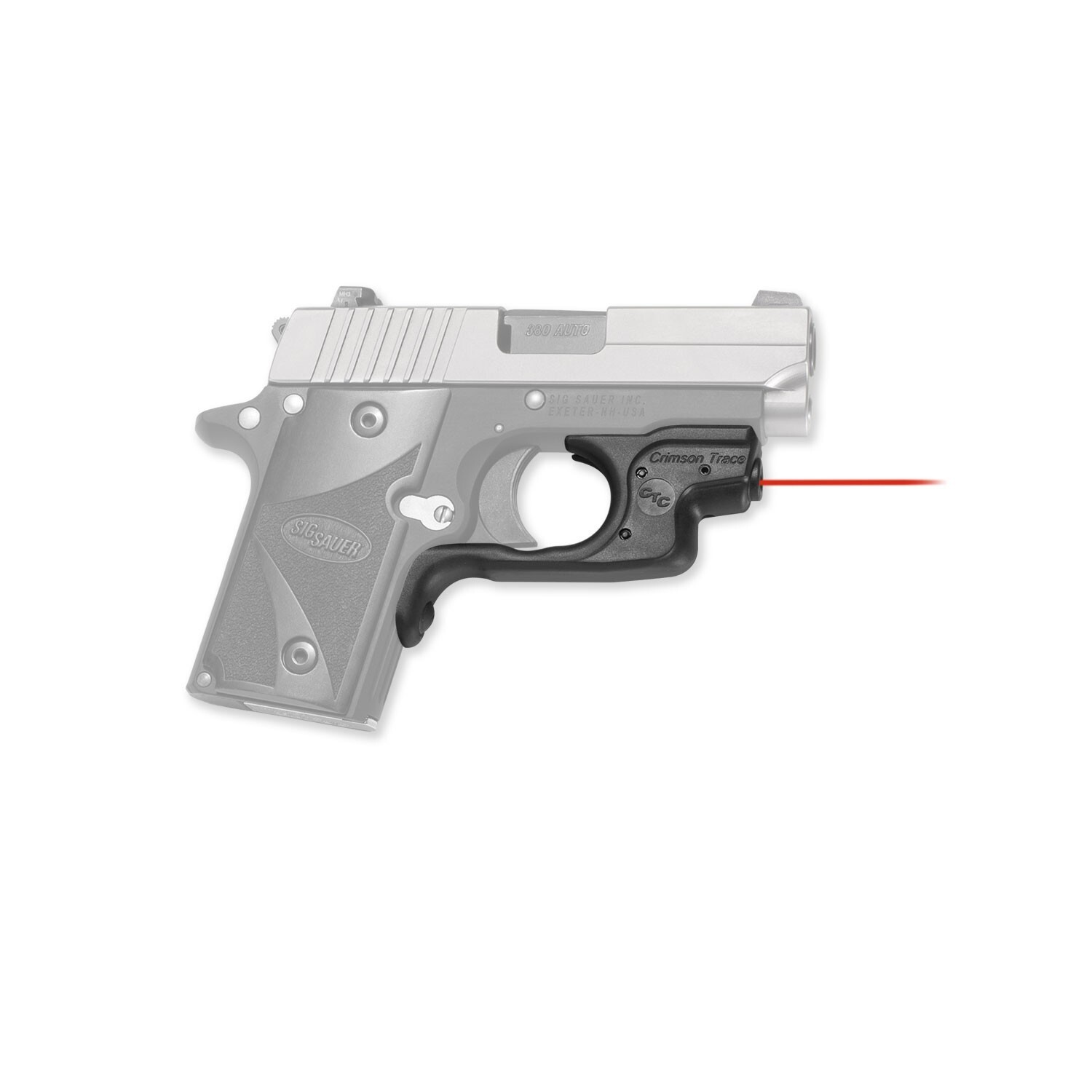 Crimson Trace Red Laserguard for Sig Sauer P238 and P938 Pistols #LG-492