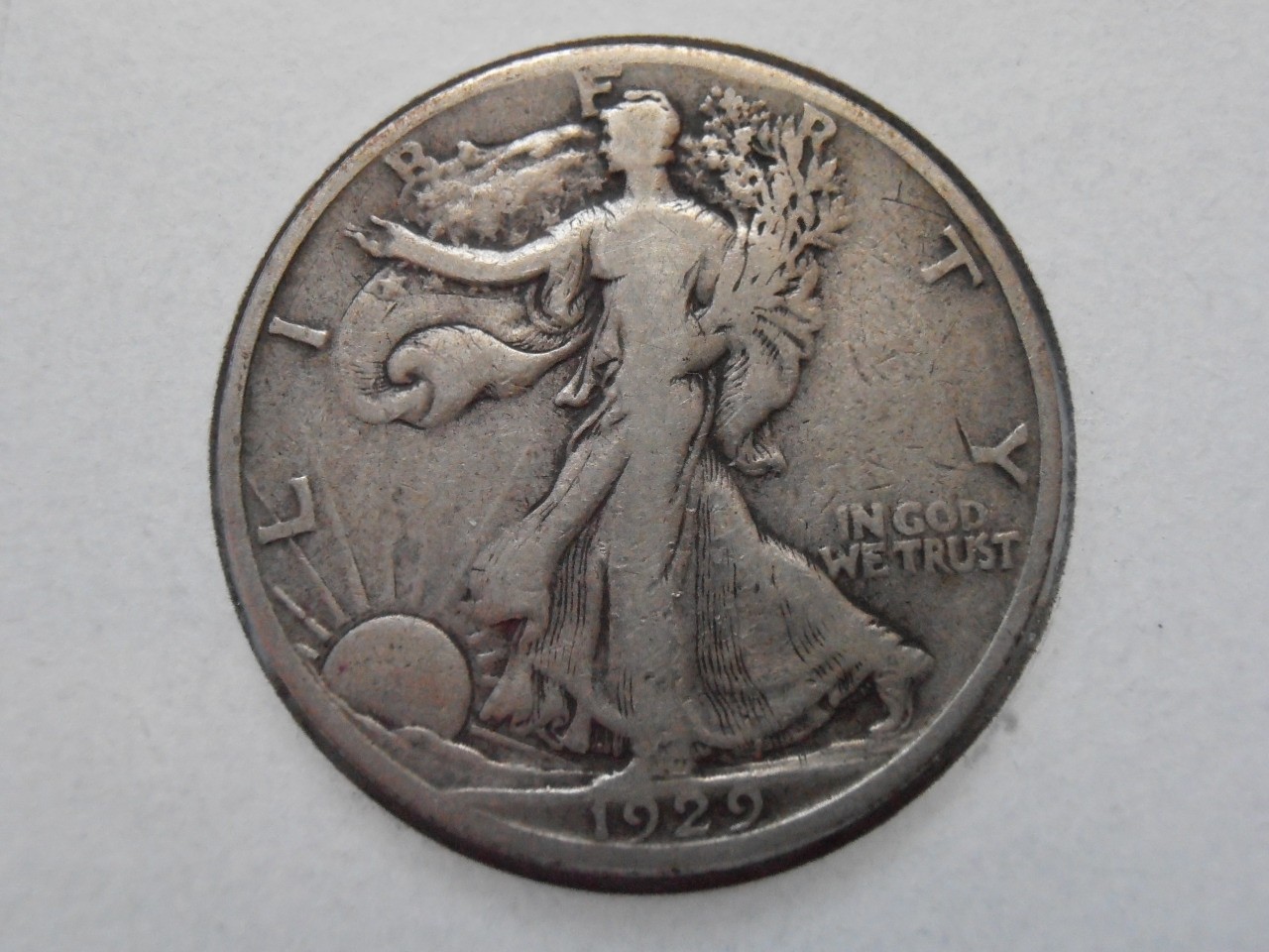 1929 S Walking Liberty Half Dollar, Tough Date, Low Mintage (29SSR1)