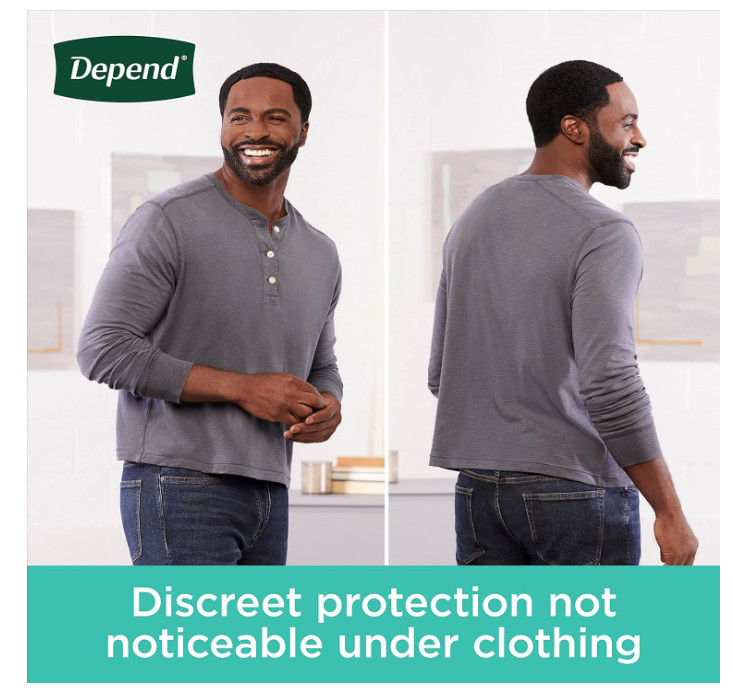 Depend Fresh Protection Adult Incontinence Underwear for Men XXL, 44ct