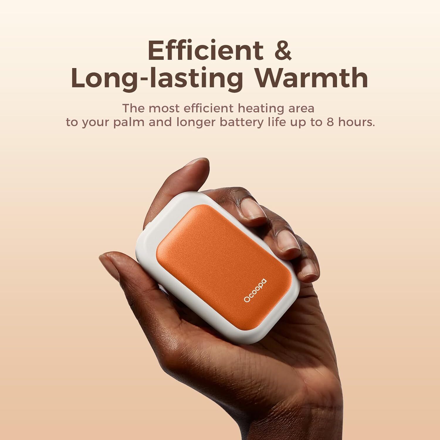 OCOOPA Magnetic 2 in 1 Rechargeable Hand Warmers 5000mAh Power Bank 16 Hrs Heat