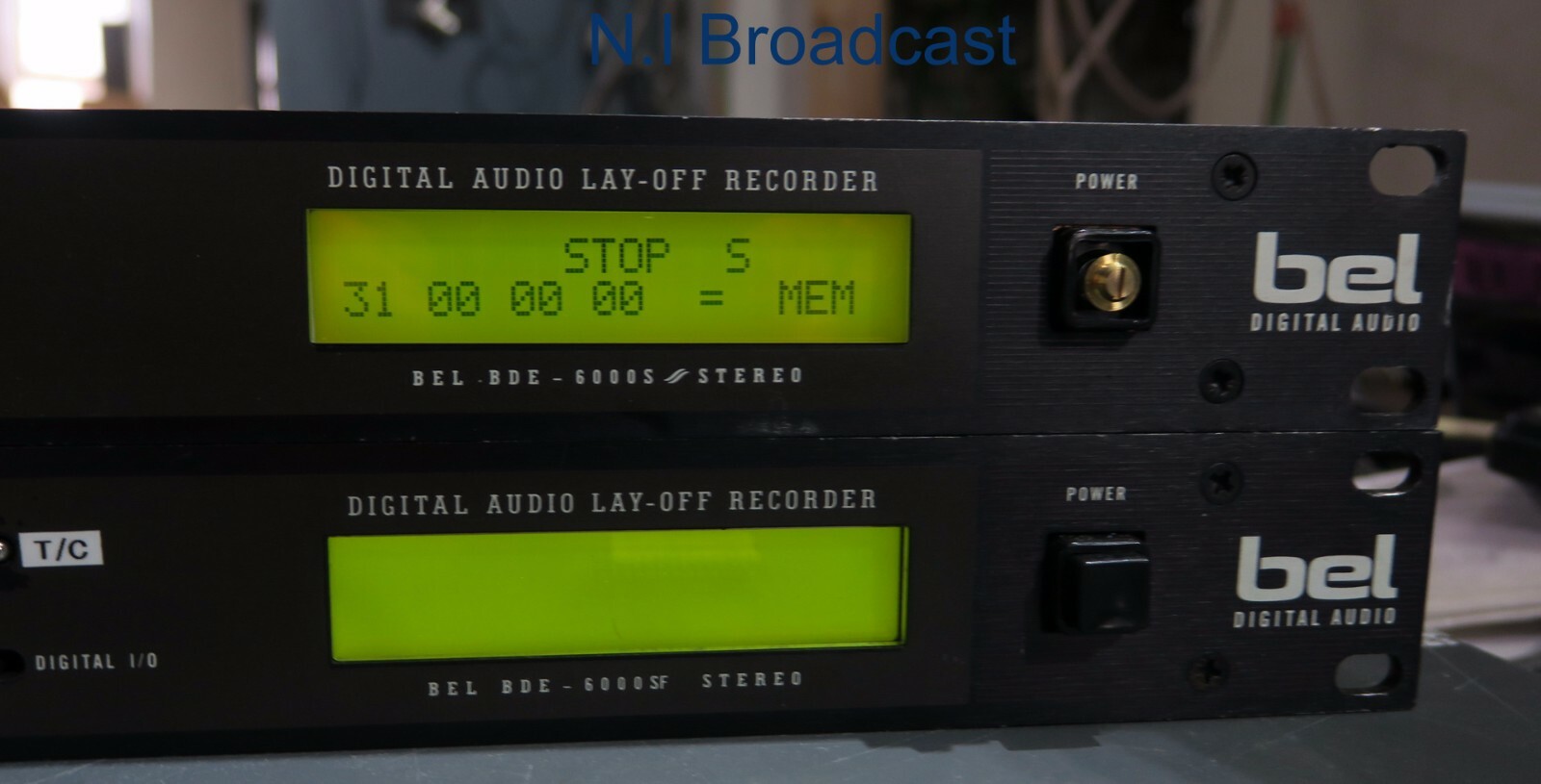2x Bel bde6000sf digital lay off recorders