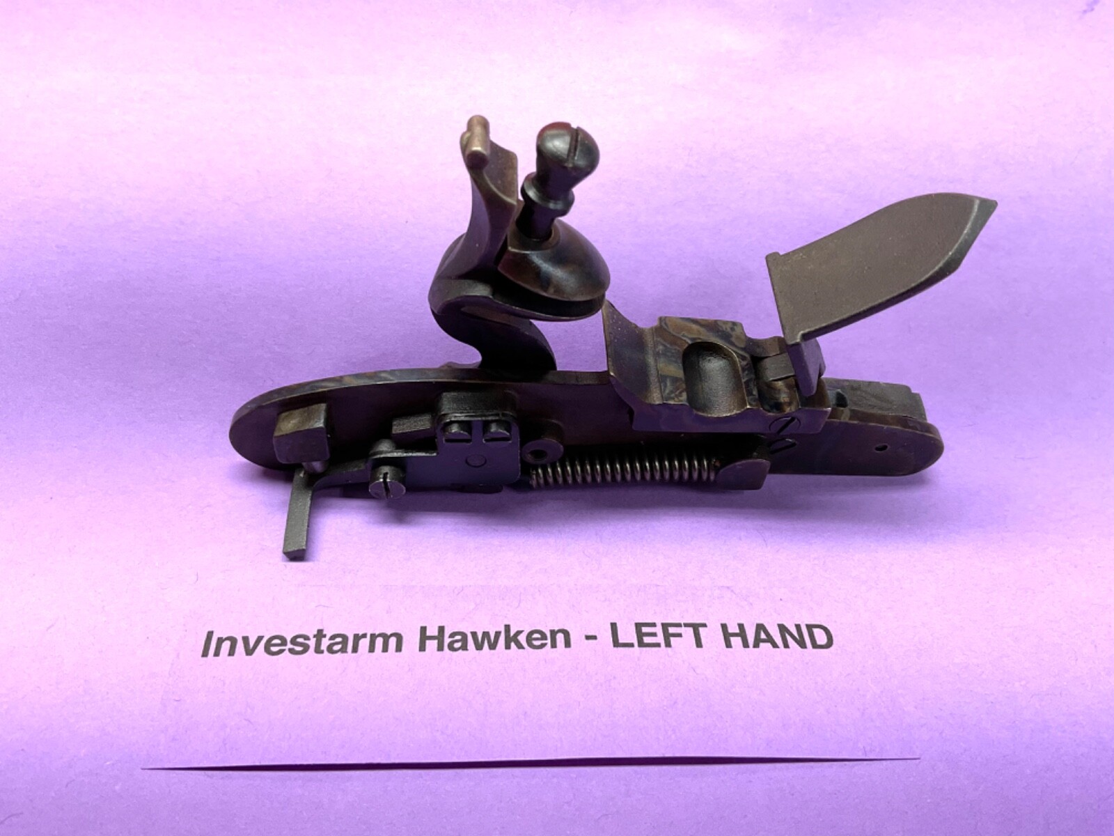 LEFT - New Investarm Gemmer Bridger Hawken Carbine + Lyman - Flintlock Lock
