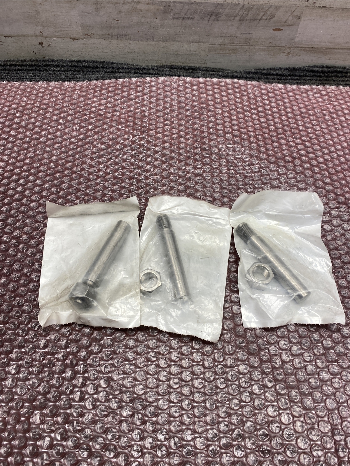 New Lot of 3 Threaded Taper Pin With Nut #10 x 3 Plain 2YL83