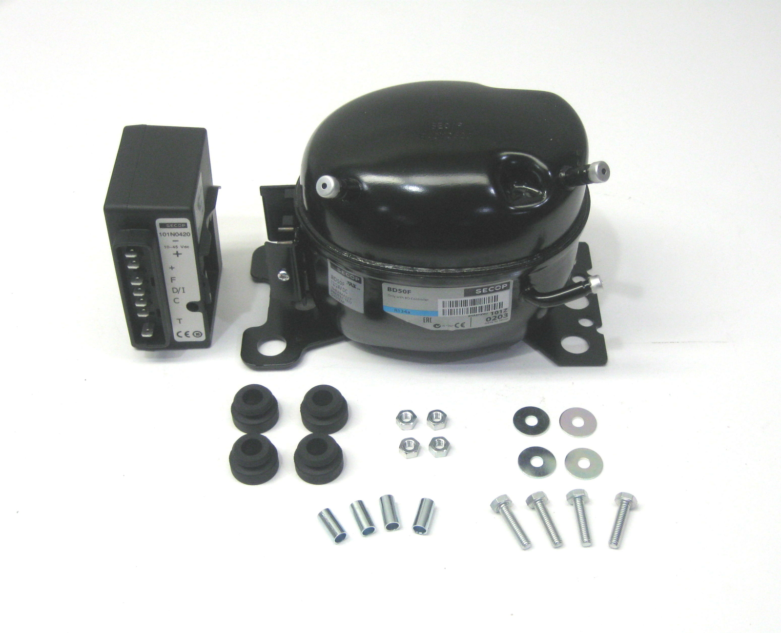 Secop Compressor BD50F and Solar Controller 101N0420 Bundle Package