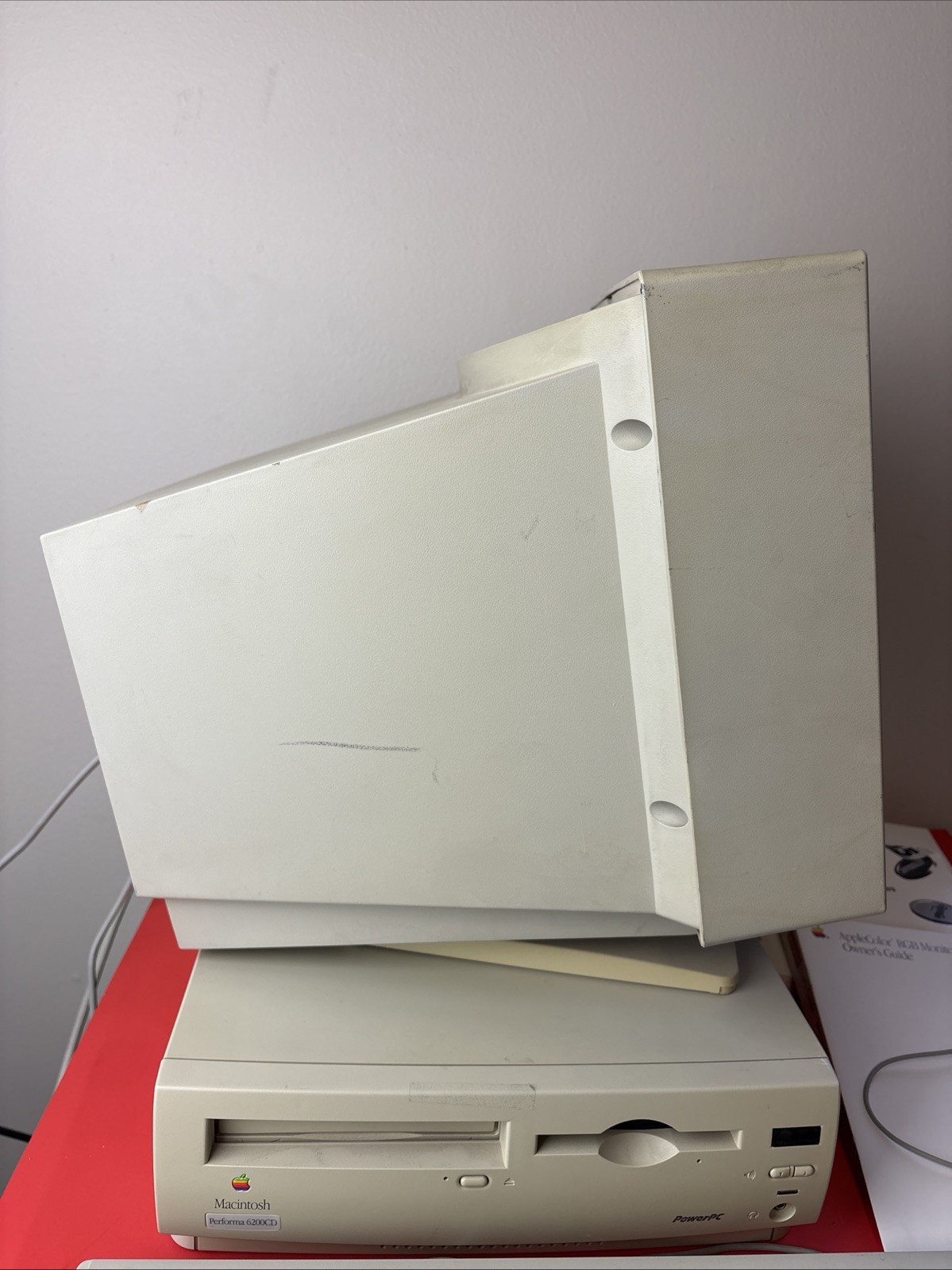1995 Apple Macintosh Performa 6200CD PowerPC In Box WORKS