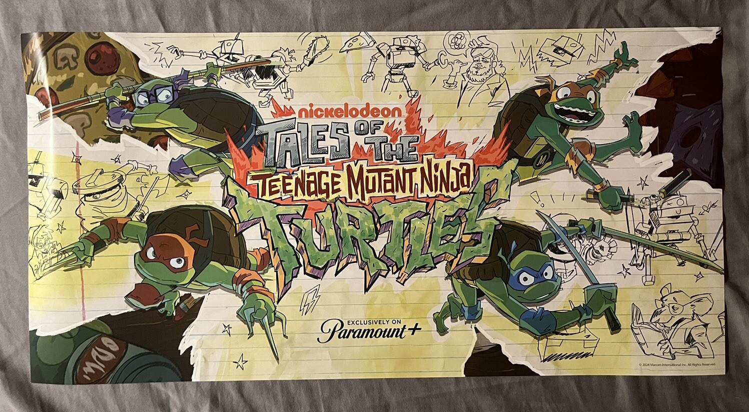 Tales of the Teenage Mutant Ninja Turtles SDCC Poster Nickelodeon TMNT Series