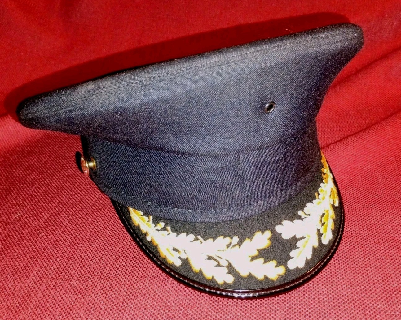Kingform USA Army Military uniform dress hat black/dark blue 7 3/8 excellent