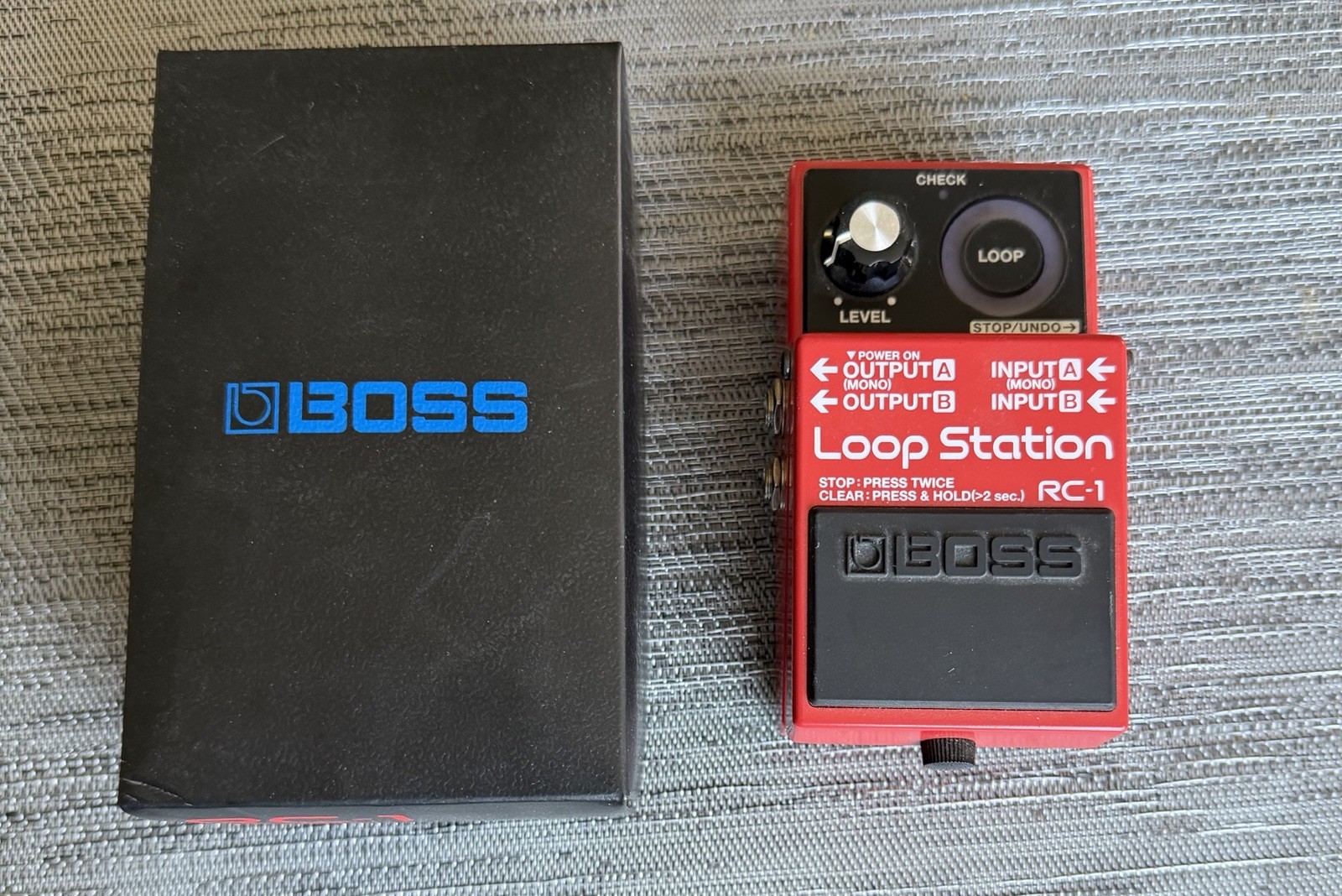 BOSS RC-1 Loop Station Looper Guitar Effects Pedal w/ Box Manual Papers