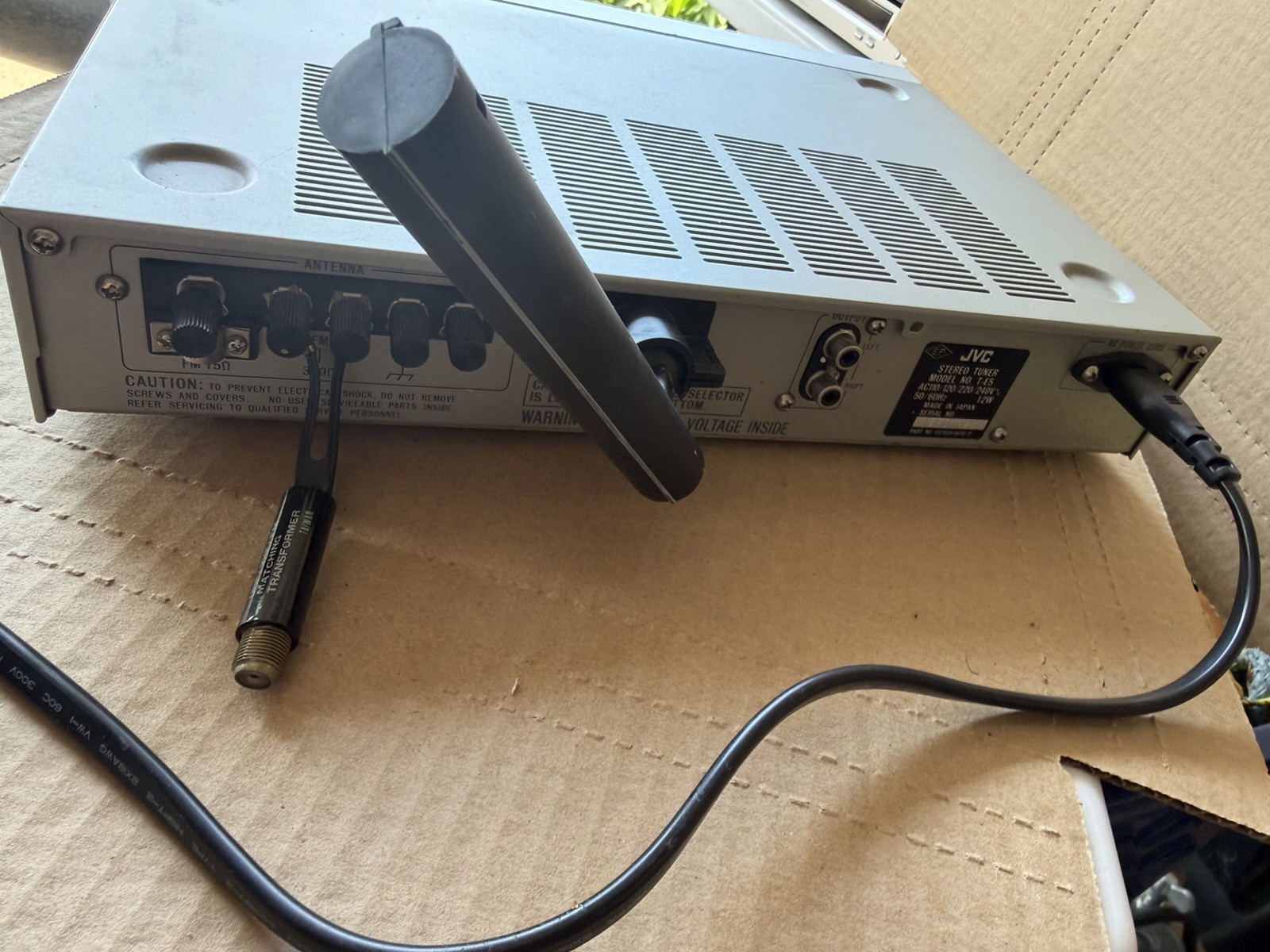 TESTED: JVC T-E5 FM AM Stereo Tuner
