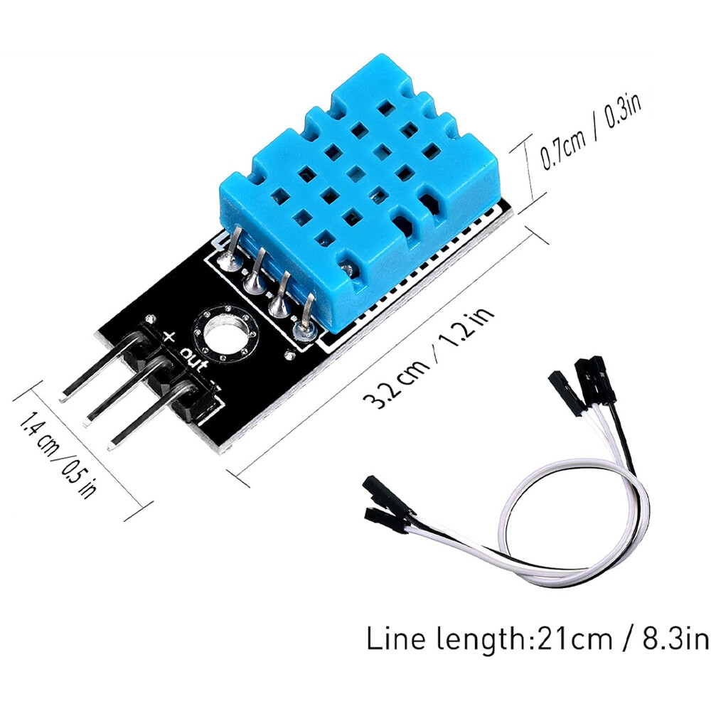 5PC DHT11 Temperature and Relative Humidity Sensor Module for arduino