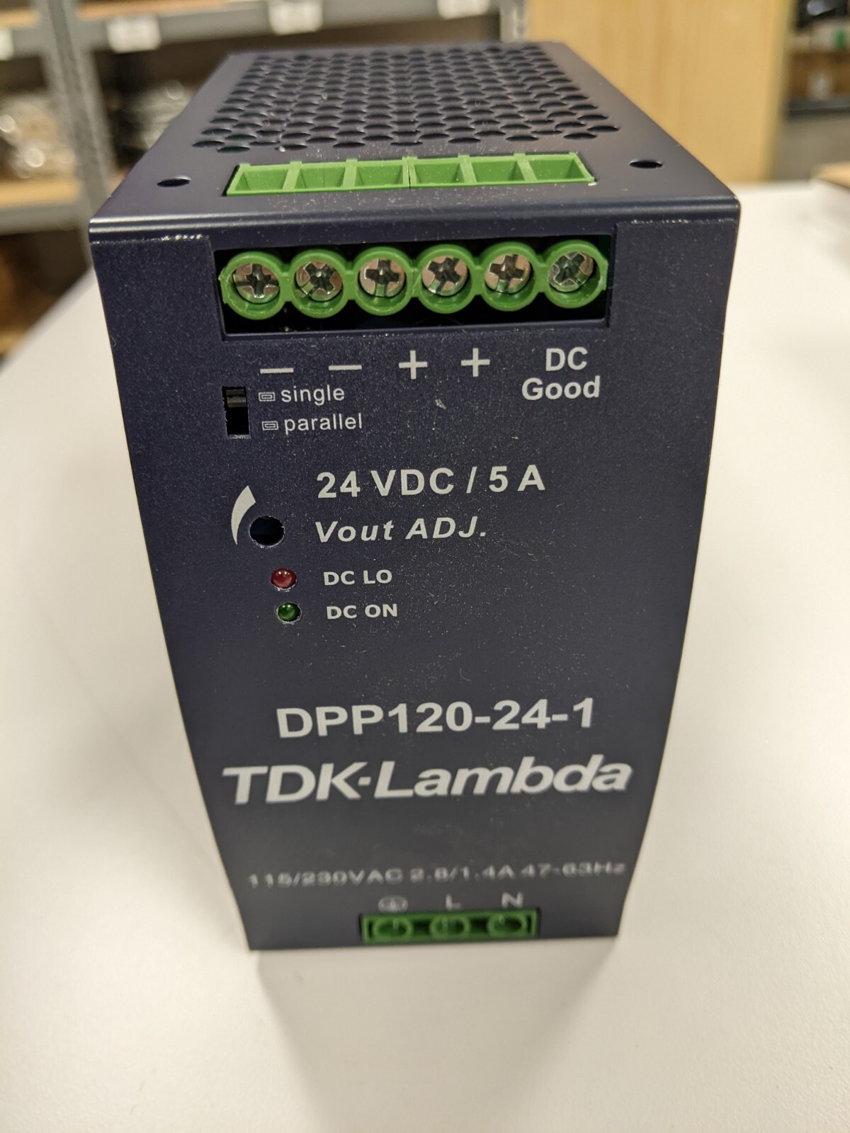 TDK-Lambda DPP120-24-1 Power Supply 115/230v-ac 5a Amp 24v-dc