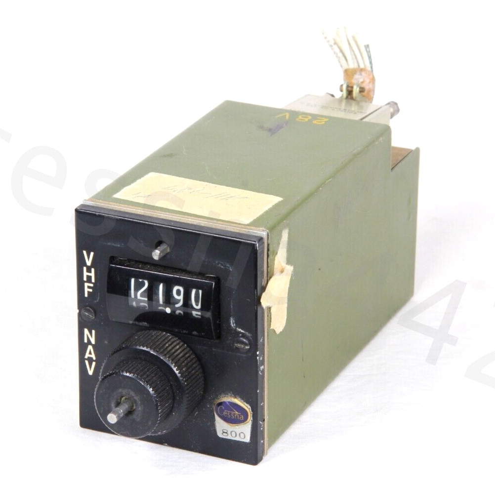 ARC Cessna 800 Faceplate Aircraft Control Unit C-85A Untested Missing Knobs