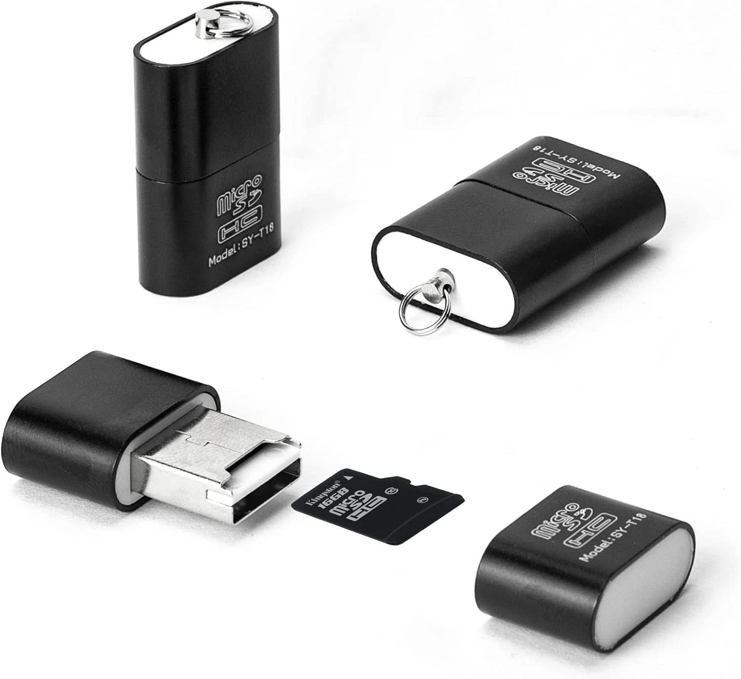 3 Pack] Card Reader for Android,Micro SD Card to USB Adapter, TF Card Reader ...