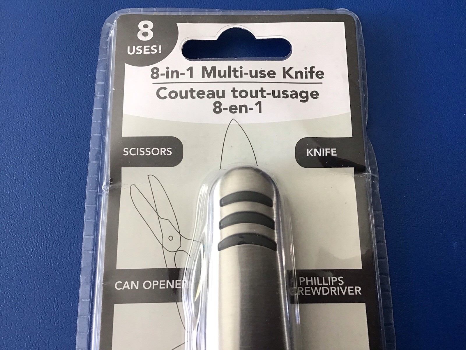 Multi-use Knife 8 In 1 New In Package