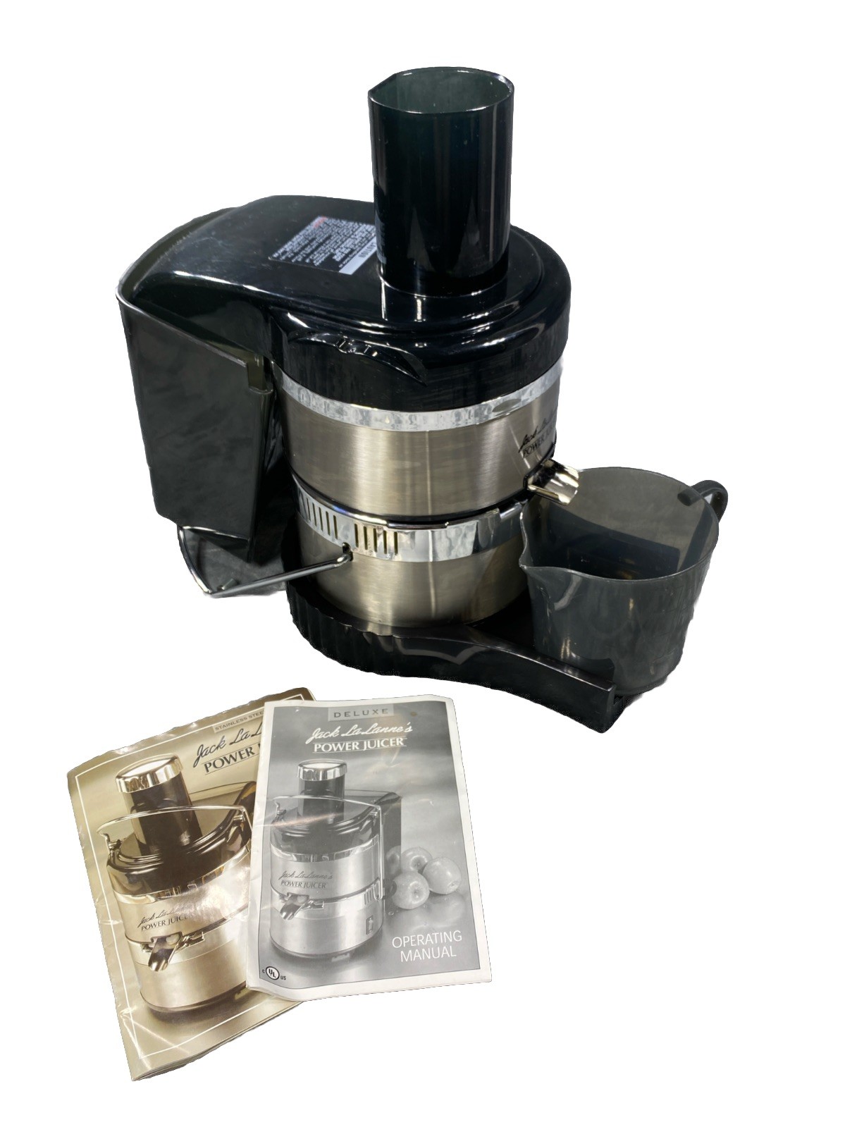 Jack LaLanne's Power Juicer Pro Stainless Steel Model E-1189 Centrifugal Juicing