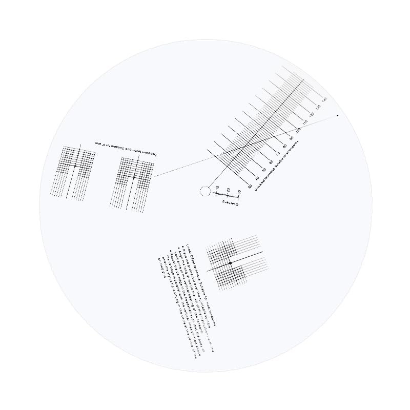 Turntable Phonograph Cartridge Alignment Protractor Mat Acrylic LP Vinyl Reco...