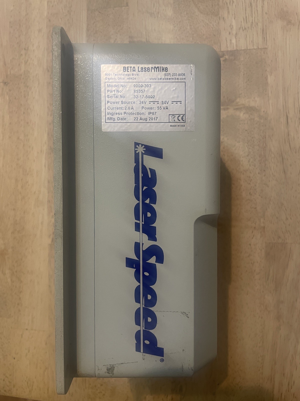 BETA LASERMIKE 9000-303 85357 Laser Speed Scanner