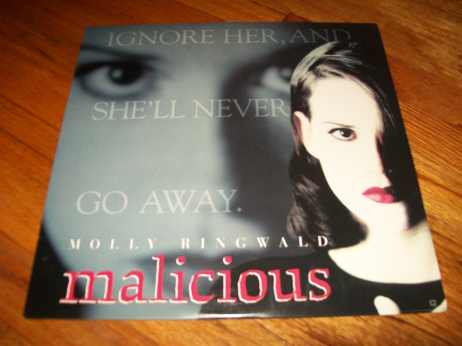 MALICIOUS Laserdisc LD EXCELLENT CONDITION VERY RARE MOLLY RINGWALD STARS!