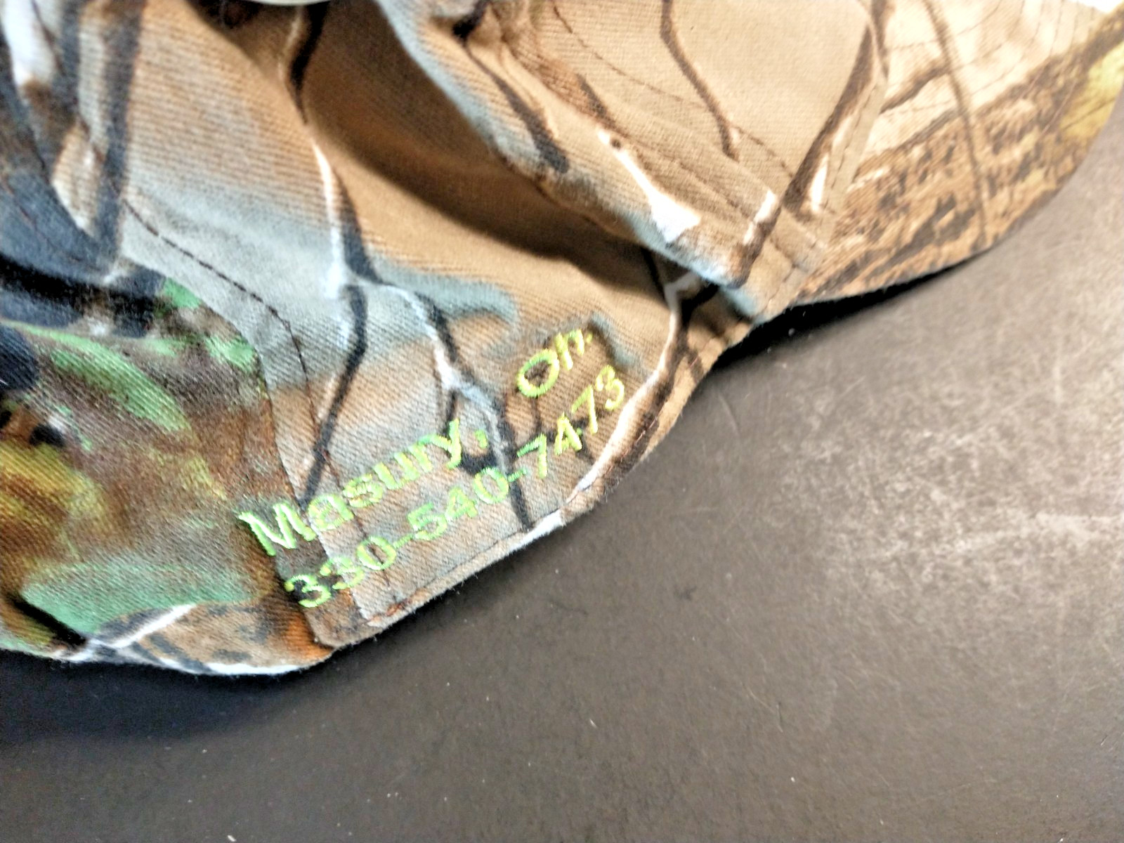 Realtree APG adjustable Tree Camo cap NWT /Pipelines, Inc. OSFA