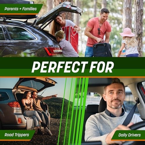 DRIVE - Back Seat Trunk Organizer, Space Saving Hanging Car Organizer,