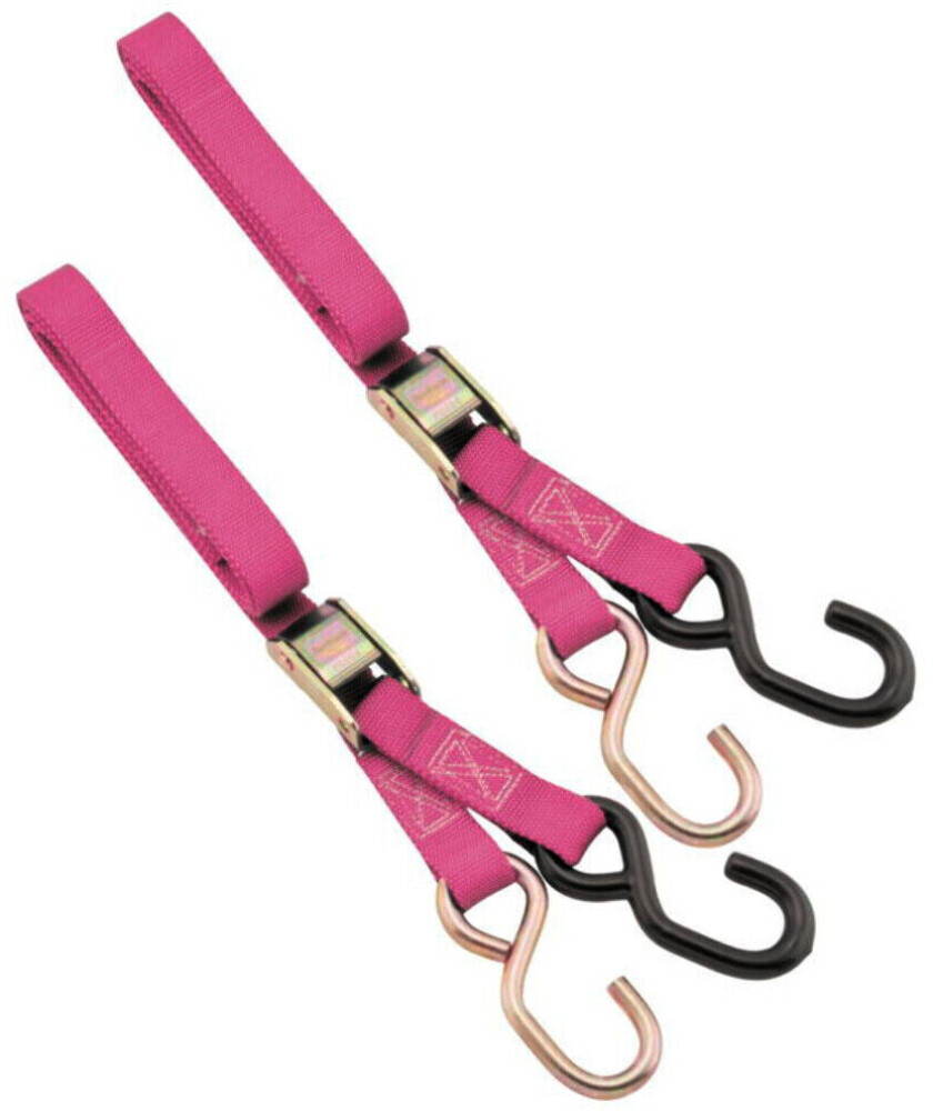 BikeMaster 100503 Standard Tiedowns Pink