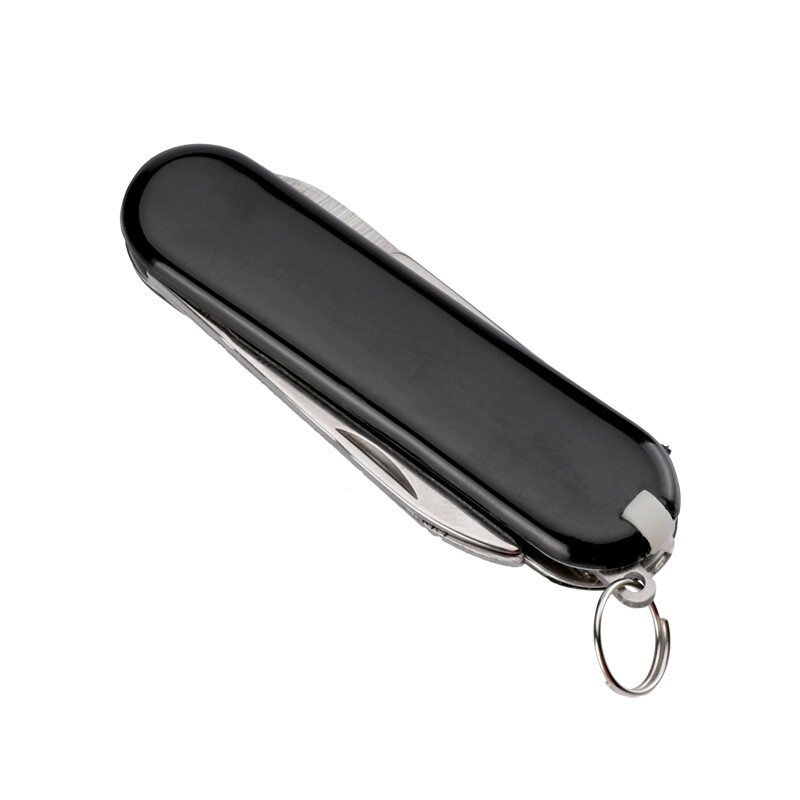 Multi-Function Army Knife - Black Mini Multi-Tool, Pocket Knife with Scissors