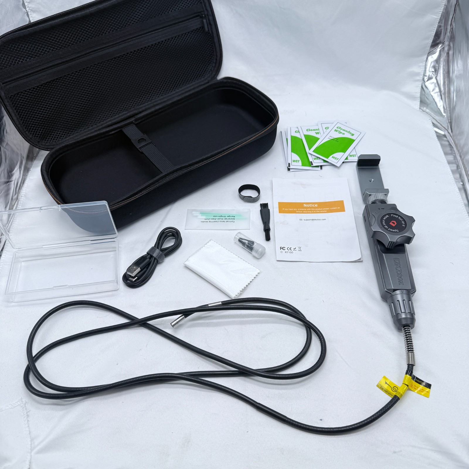 Wireless Two-Way Articulating Borescope, DXZtoz Endoscope Camera RT100 PARTS***