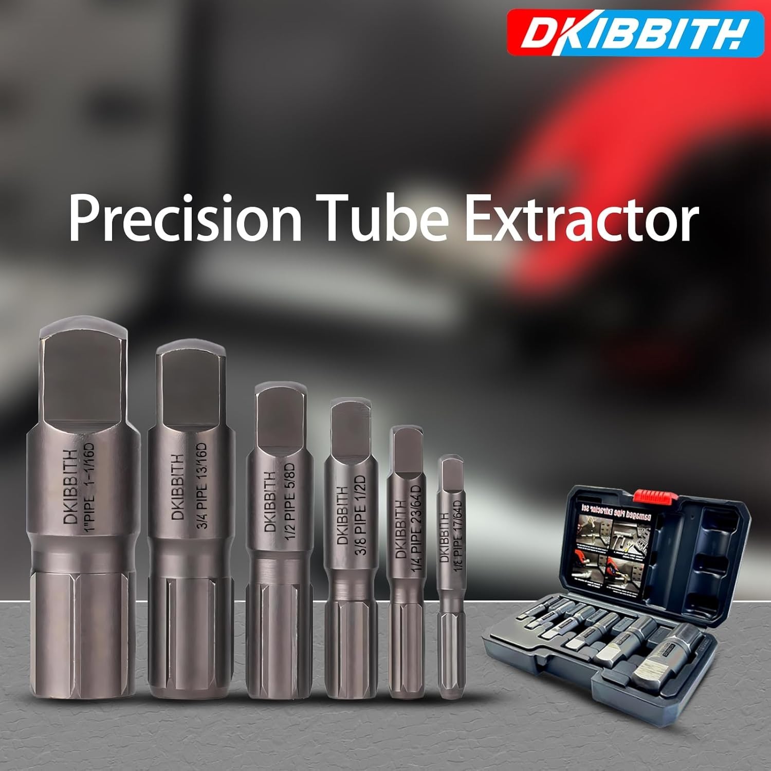 Broken Pipe Extractors for Plumbers, 6-Piece Set