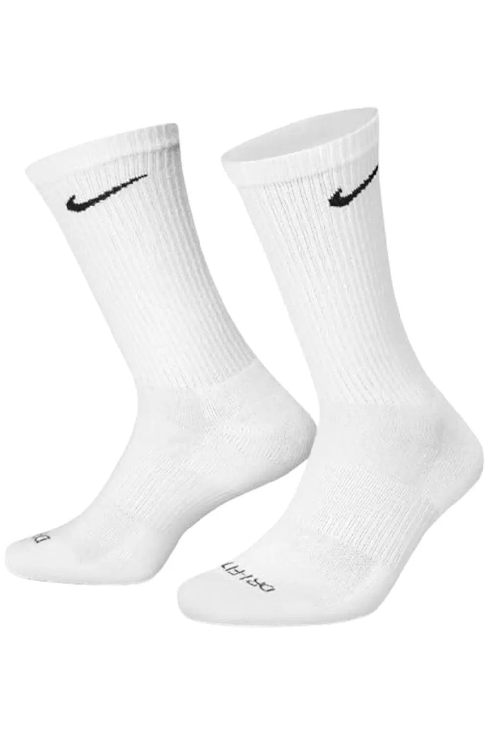 Nike Men's 6-Pack Everyday Plus Cushion Crew Socks White