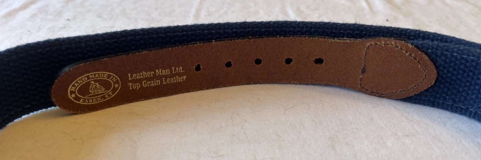 US Air Force LOGO Blue Web Belt W/ Solid Plated Solid Brass Buckle 42" LN