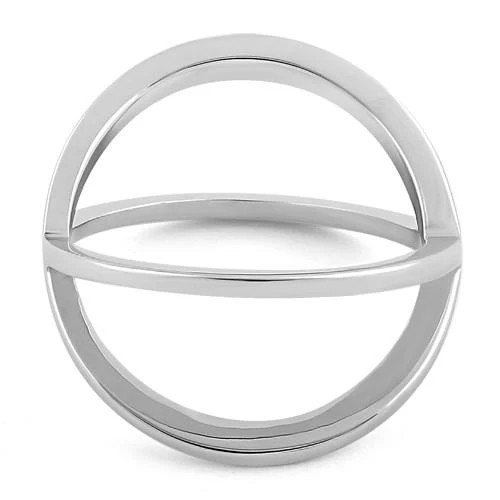 925 Sterling Silver X Ring