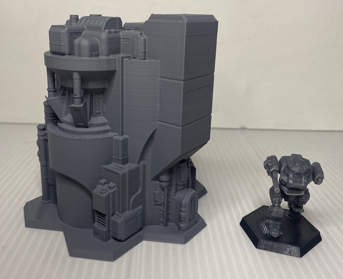 Planetary Strategic Command w/ Hex Base Tabletop War Game Terrain Battletech 6mm