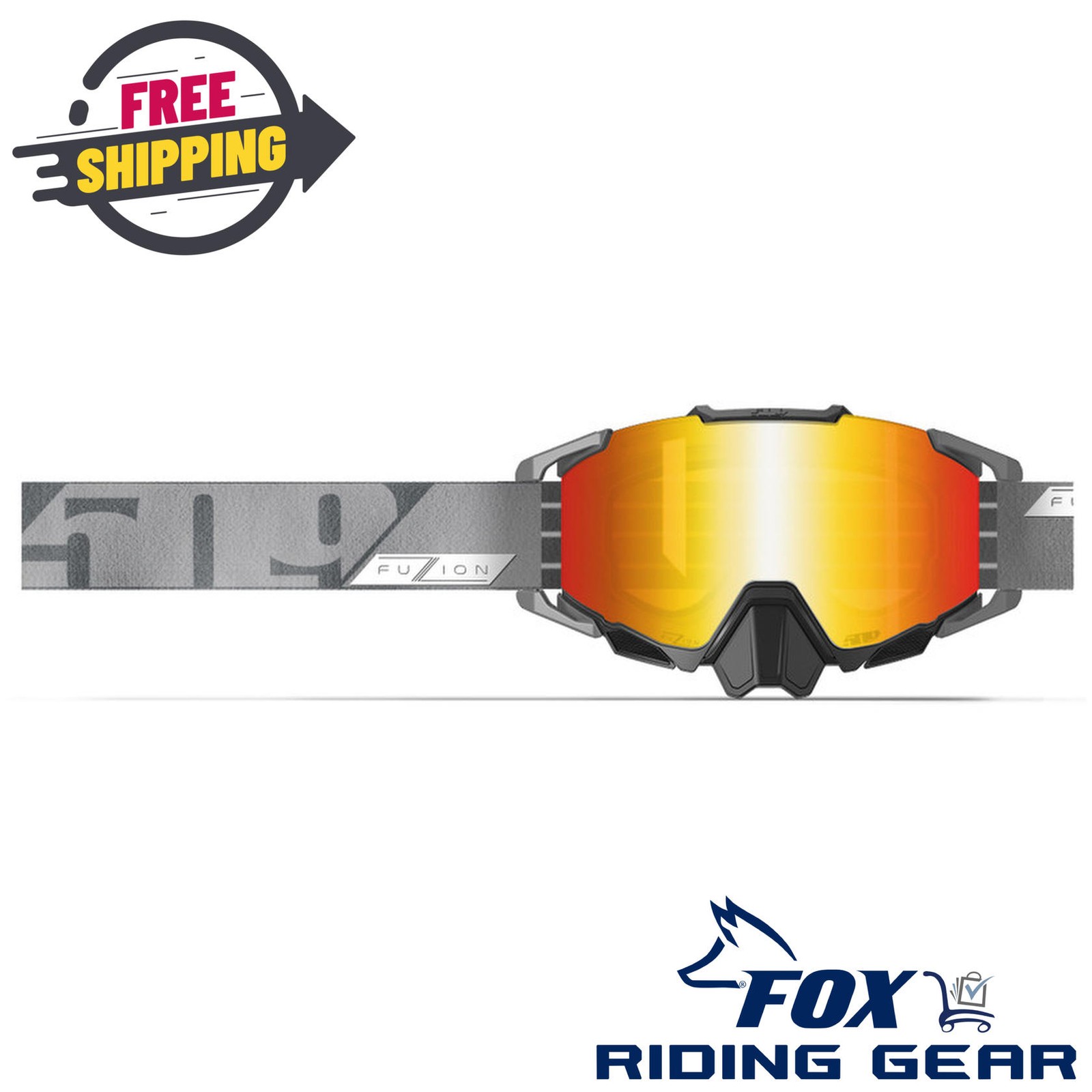 OPEN BOX - 509 Sinister X7 Fuzion Goggle Gray Ops (Rose HCS) - F02012600-000-601